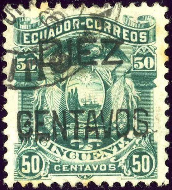 Eagle & Arms Surcharged