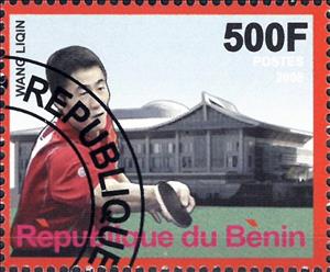 Stamp, Wang Liqin, Cinderellas,  , Sports, Table Tennis