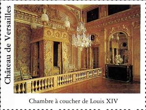 Stamp, Castle of Versailles, Cinderellas,  , Castles