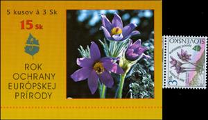 Booklet, Environment Protection, Slovakia,  , Environment Protection, European Years, Flowers, Plants (Flora)
