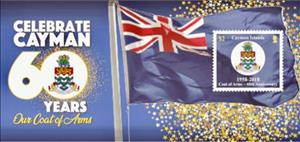 Souvenir Sheet, 60th Anniversary of the Cayman Islands Coat of Arms, Cayman Islands,  , Coats of Arms
