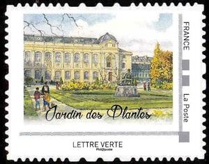 Stamp, Jardin des plantes, France,  