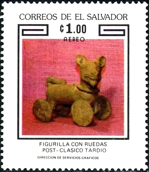 Figure with wheels