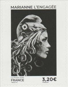 Stamp, Marianne L'Engagée, France,  , Women