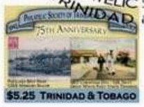 Stamp, 75th Anniversary of Trinidad & Tobago Philatelic Society, Trinidad and Tobago,  , Postal History
