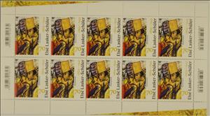Mini Sheet, 150. Geburtstag von Else Lasker-Schüler, Germany, Federal Republic,  , Anniversaries and Jubilees, Art, Authors, Famous People, Literary People (Poets and Writers), Literature, Women