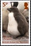 Stamp, Macaroni Penguin, British Antarctic Territory (BAT),  , Animals (Fauna), Birds, Penguins