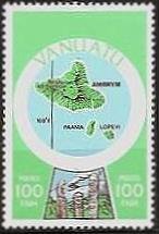 Stamp, Amprym, Vanuatu,  , Maps, Islands