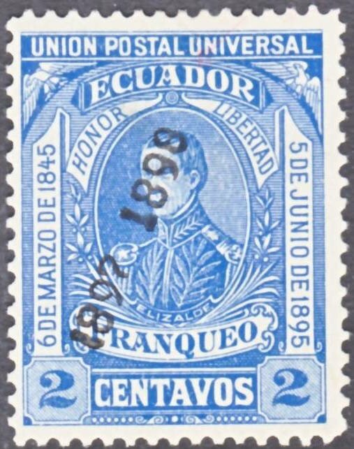 Gen. Antonio de Elizalde Surcharged