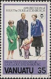 Prince Philip with Familiy Members