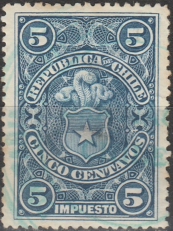 Coat of Arms 1900 Issue (Value in the corners)