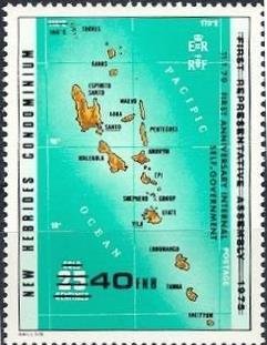 Former Stamp with Overprint of the New Value
