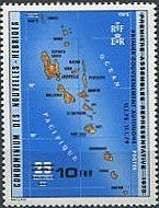 Former Stamp with Overprint of the New Value