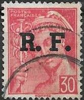 Stamp, Mercury, France,  , Gods and goddesses, Mythology