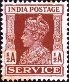 "SERVICE" and King George VI