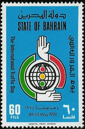 Globe, traffic signs, hands