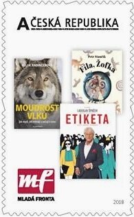 Stamp, Mladá fronta — KNIHY ETIKETA, Personalized and Private Mail Stamps,  