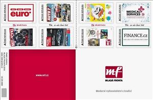 Booklet, MladÁ Fronta 2018, Personalized and Private Mail Stamps,  