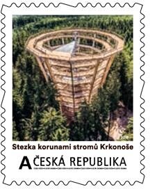 Stezka - letecký pohled