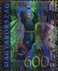 Stamp, Saint Astrik, Hungary,  , Religion, Saints