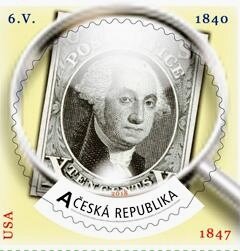První poštovní známky světa - USA (1847)