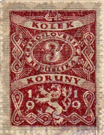 Revenue stamp - Type 1919