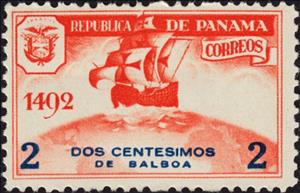 Stamp, Columbus, Cinderellas,  , Globes, Sailing Ships