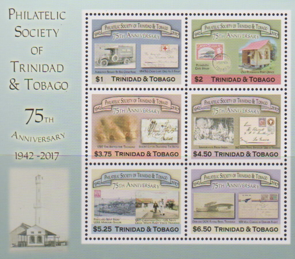 75th Anniversary of Trinidad & Tobago Philatelic Society