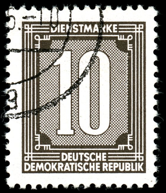Official Stamps for Administration Post A (ZKD)Reprint (I)