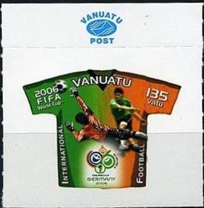 Stamp, Scenes on Jerseys, Vanuatu,  , Sport, Football (Soccer)