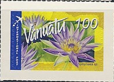 Stamp, Nymphaea sp., Vanuatu,  , Flowers, Aviation, Aircrafts