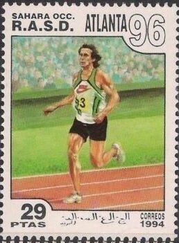 Stamp, Running, Cinderellas,  , Athletes, Athletics, Olympic Games, Running, Sports