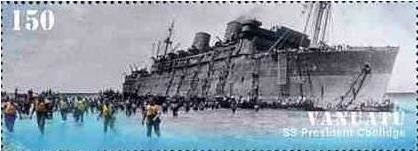 Soldiers left after Emergence of the SS "President Coolidge"