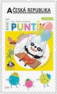 Stamp, Mladá fronta — PUNTÍK, Personalized and Private Mail Stamps,  