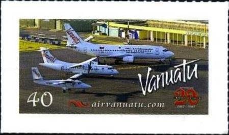 Air Vanuatu Aircraft at the Airport