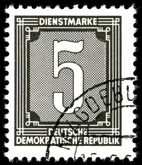 Official Stamps for Administration Post A (ZKD)Reprint (I)