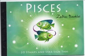 Booklet, Pisces, Australia,  , Fishes, Flowers, Zodiac