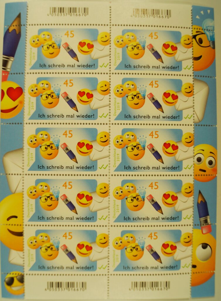 Ich schreib mal wieder, Emoji