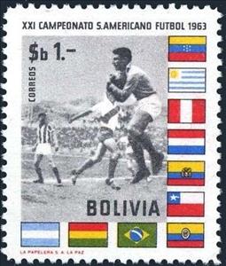 Stamp, South American Football championships, Bolivia,  , Sport, Football (Soccer)