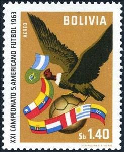 Stamp, South American Football championships, Bolivia,  , Sport, Football (Soccer)