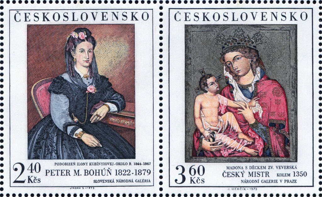 Ilona Kubinyiova, P. Bohun. Virgin and Child-Veveri Madonna.