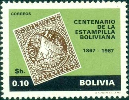 100 Years of Bolivian postage stamps