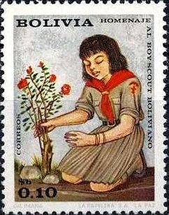 Stamp, Scouts, Bolivia,  , Scouting