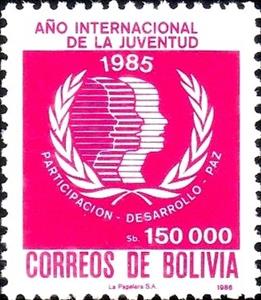 Stamp, Emblem, Bolivia,  