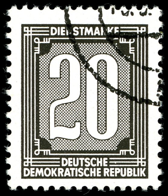 Official Stamps for Administration Post A (ZKD)Reprint (I)