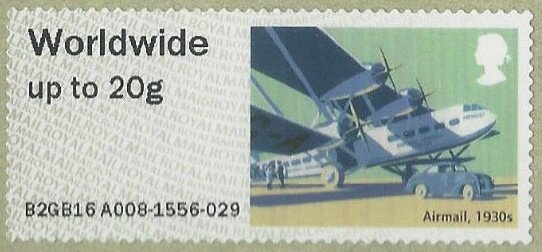 Stamp, Airmail, 1930s, United Kingdom of Great Britain & Northern Ireland,  , Aircraft, Postal History