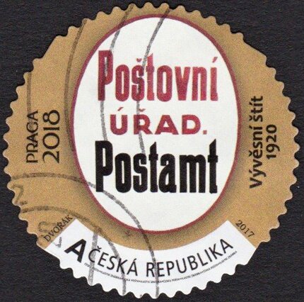 Historical Postal Shields - Signboard 1920