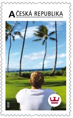 Stamp, Jirka Král Instagram - Havaj, Personalized and Private Mail Stamps,  , Famous People, Men