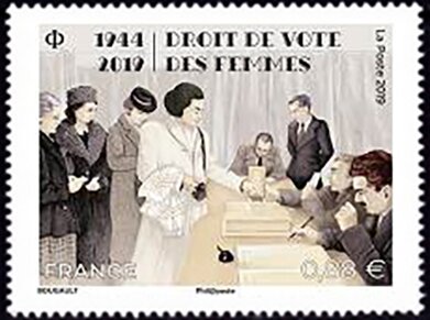 75th Anniversary of Women's Suffrage in France