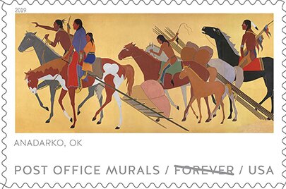 "Kiowas Moving Camp” (1936), Anadarko, Oklahoma;